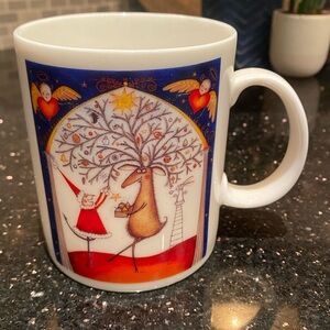 Vintage Neiman Marcus Classic Christmas Mug 1996